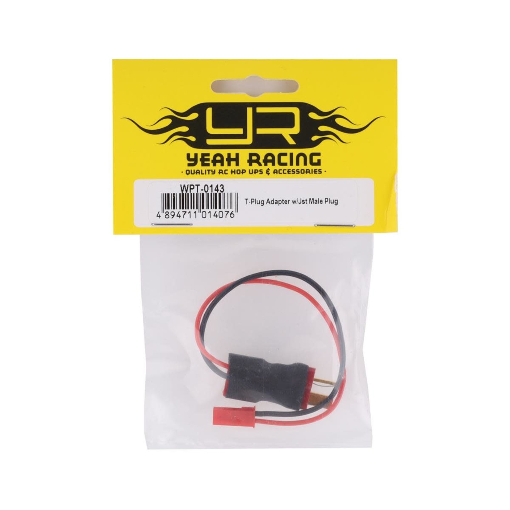 Yeah Racing Yeah Racing Power Adapter (Male JST to Male T-Style) #WPT-0143