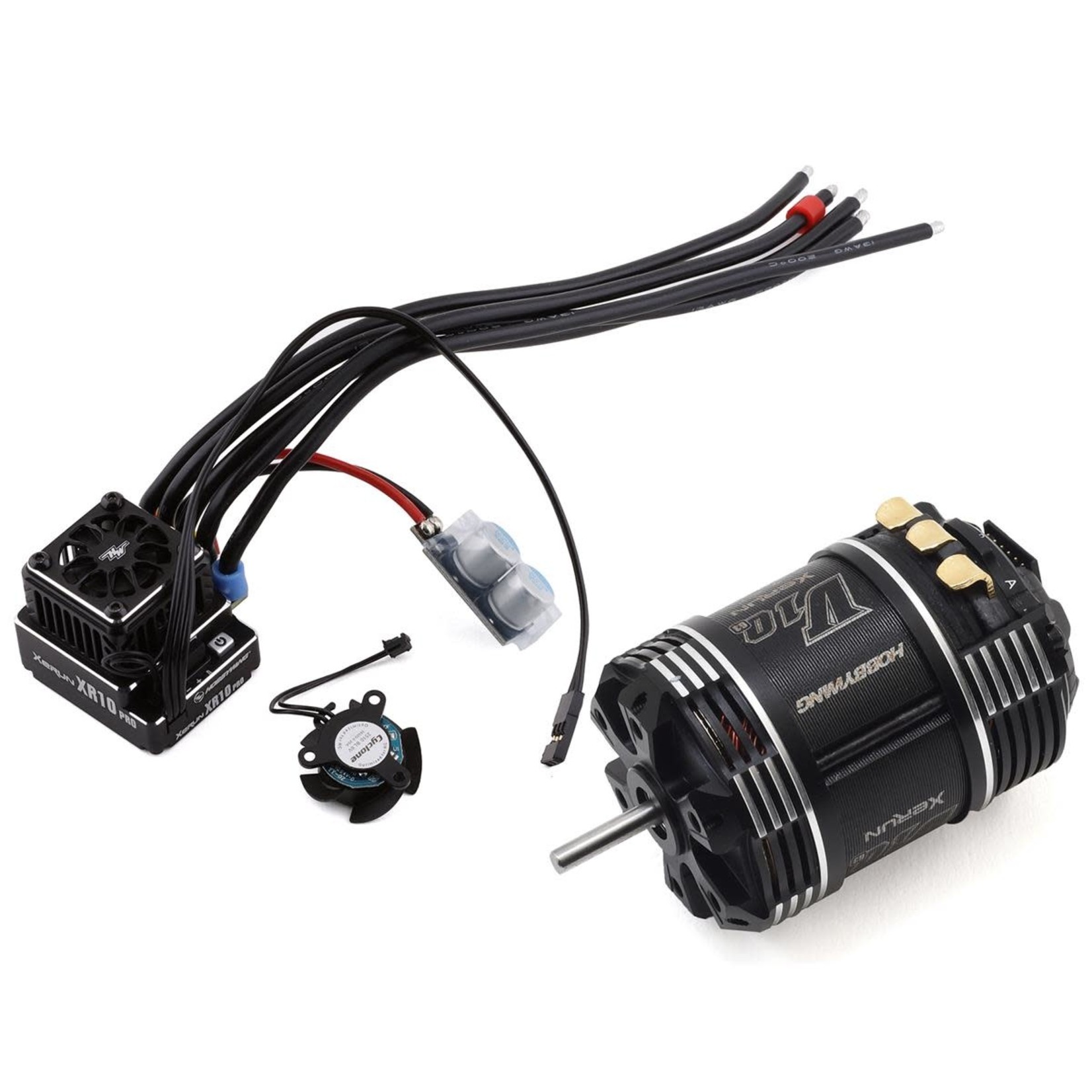 Hobbywing #38020327 5.5T Hobbywing XR10 Pro G2S Sensored Brushless ESC/V10 G3 Motor Combo (5.5T)