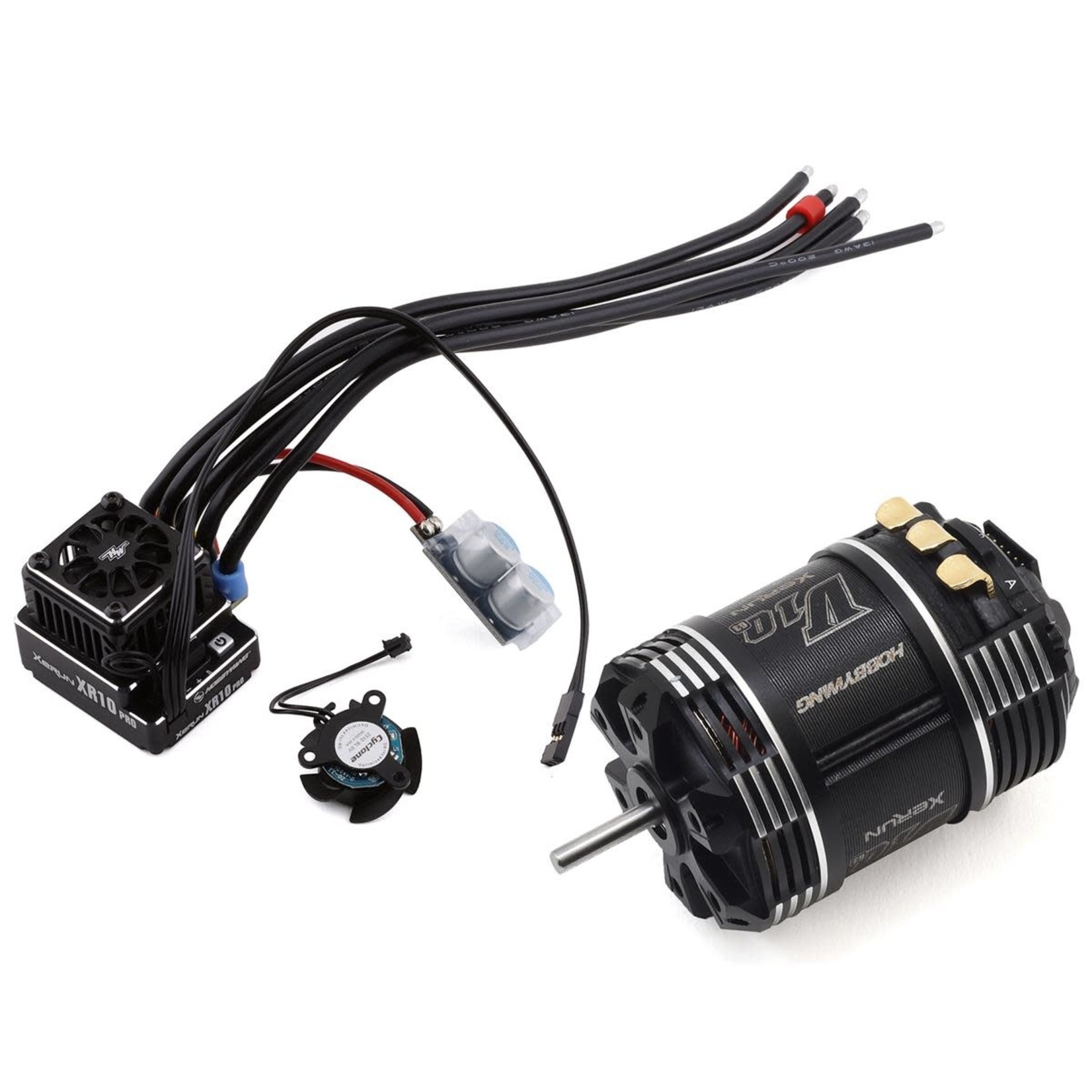 Hobbywing #38020327 Hobbywing XR10 Pro G2S Sensored Brushless ESC/V10 G3 Motor Combo (5.5T)