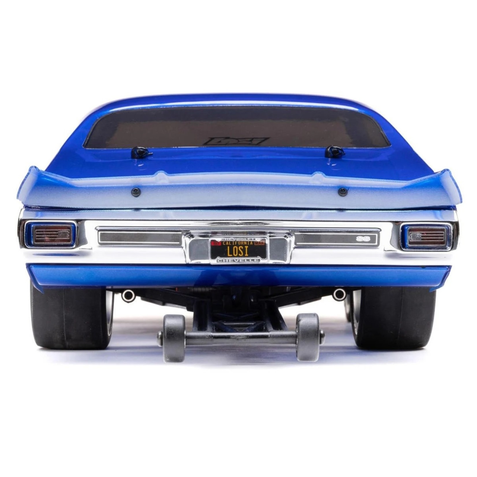 Losi Losi 1/16 1970 Chevelle 2WD RTR Mini No Prep Drag Car (Blue) w/2.4GHz Radio, Battery & Charger #LOS01023T1