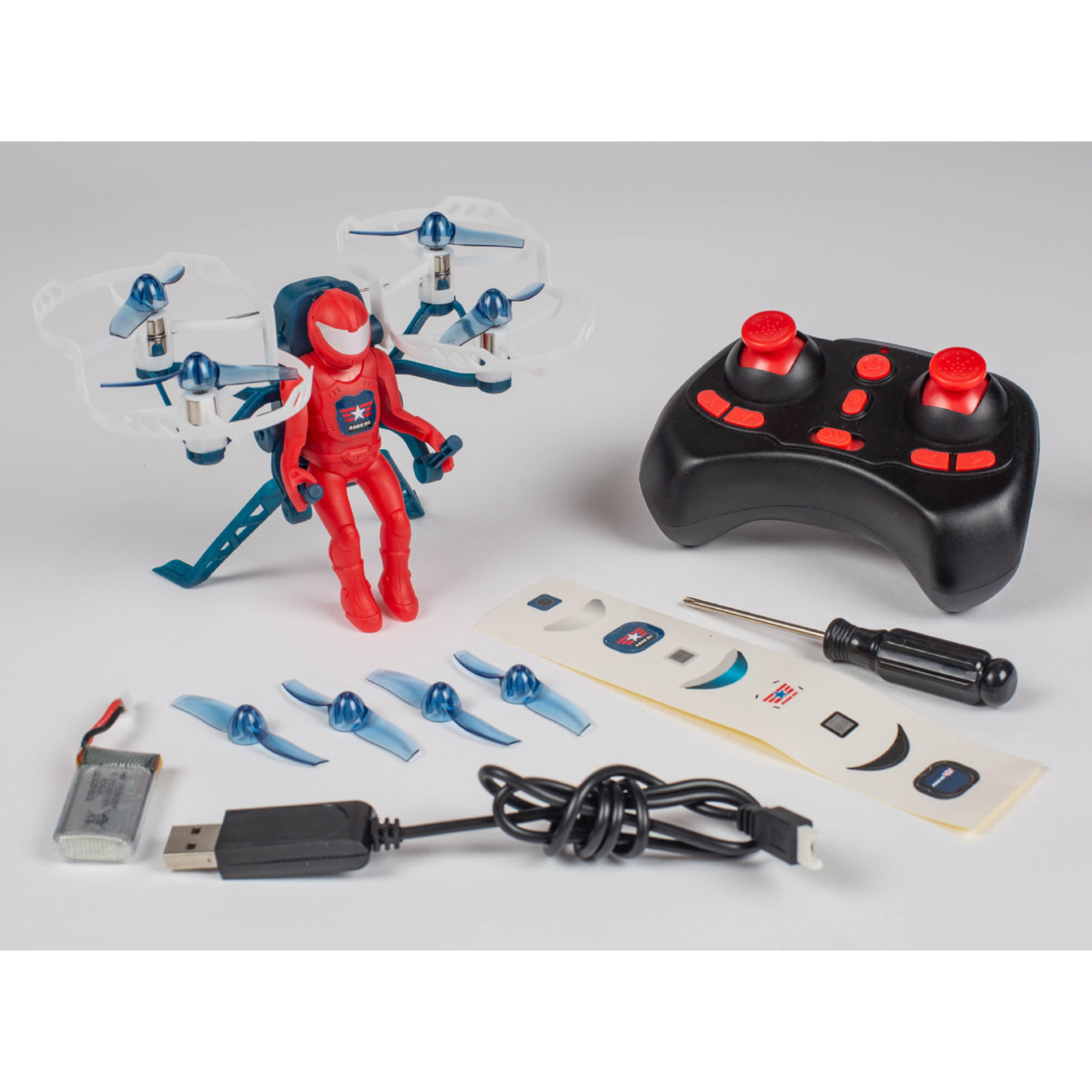 Rage RC #RGR4521 Rage RC Jetpack Commander XL RTF (Red)