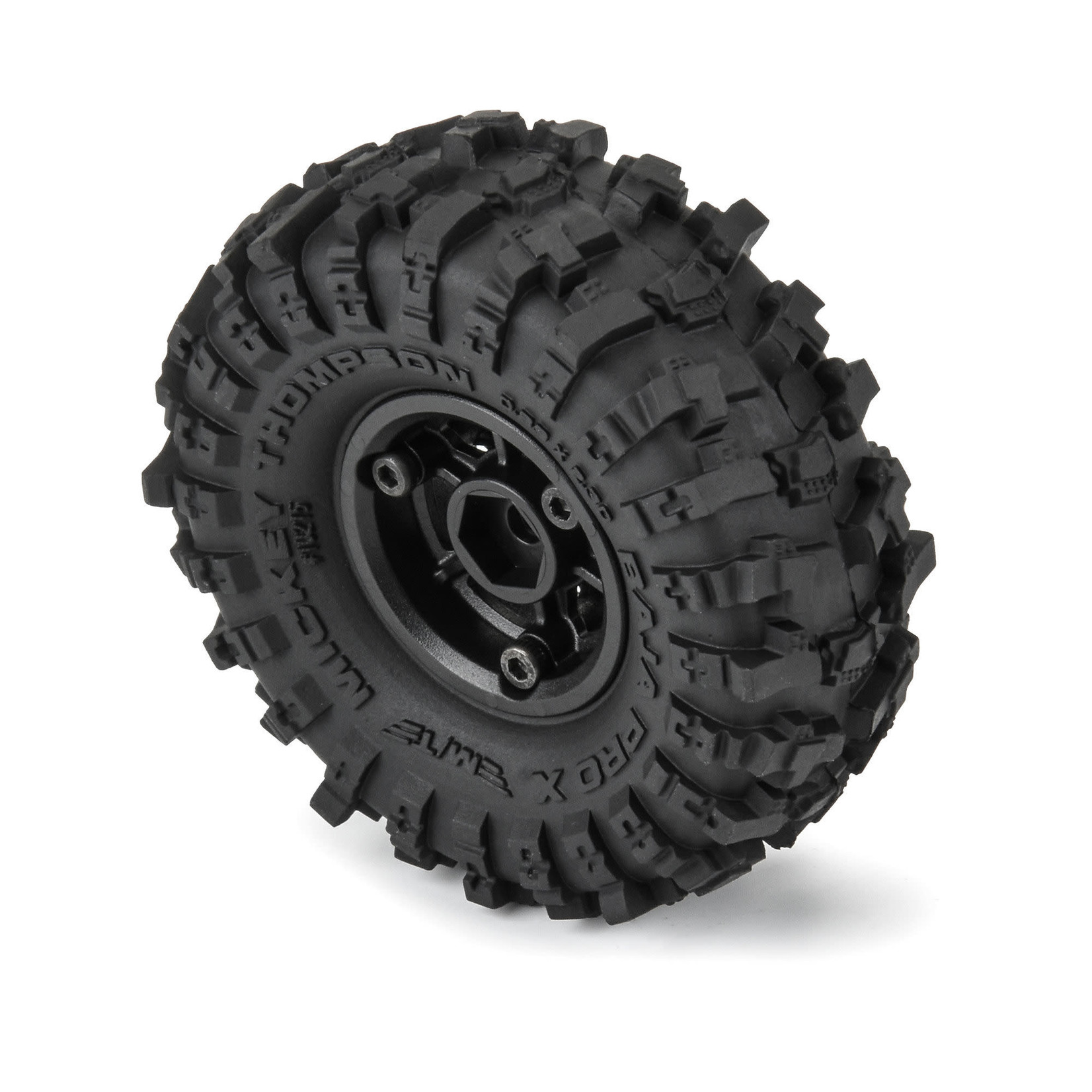 Pro-Line #10215-10 Pro-Line 1/24 Mickey Thompson Baja Pro X F/R 1.0" MTD 7mm Black Holcomb (4)