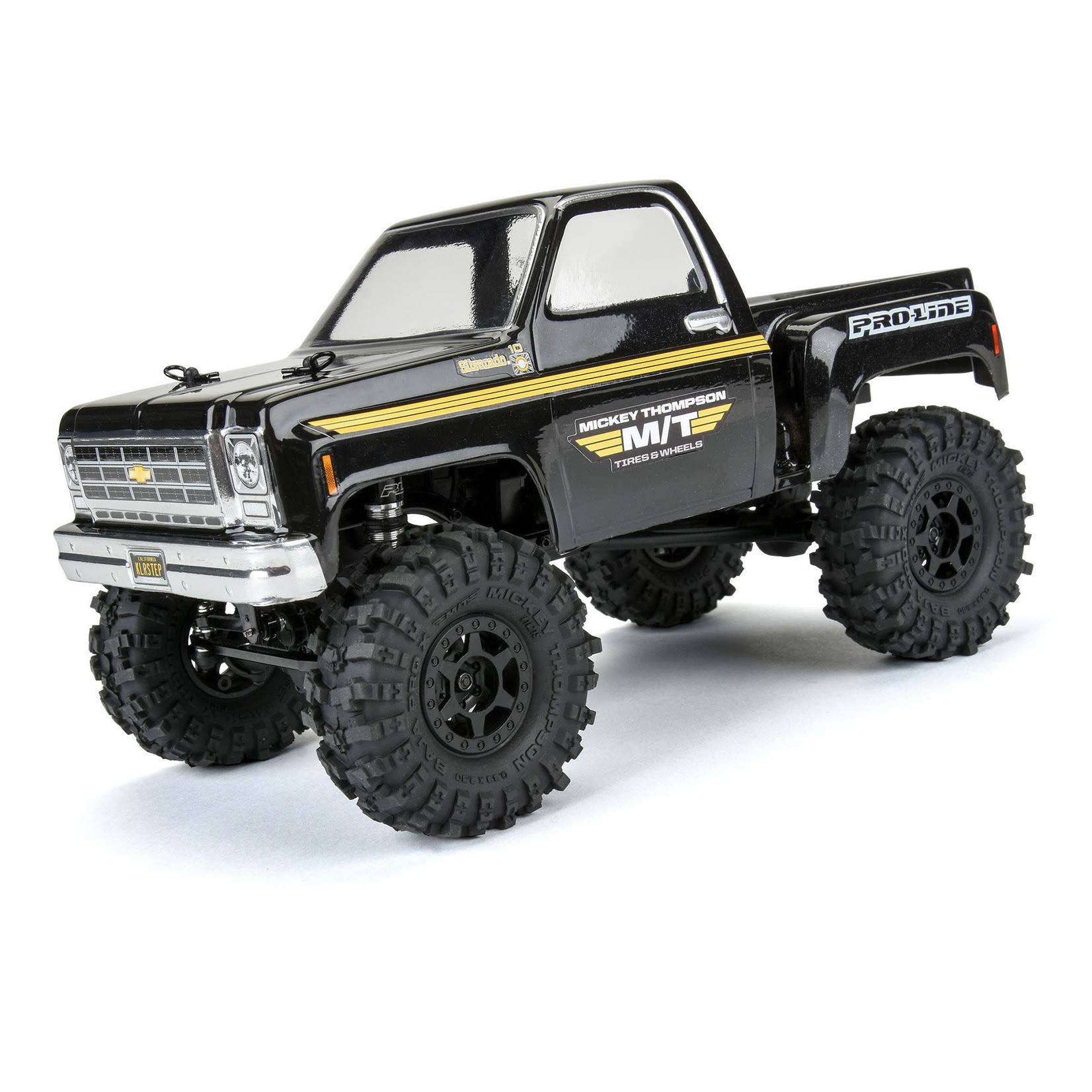 Pro-Line #10215-10 Pro-Line 1/24 Mickey Thompson Baja Pro X F/R 1.0" MTD 7mm Black Holcomb (4)