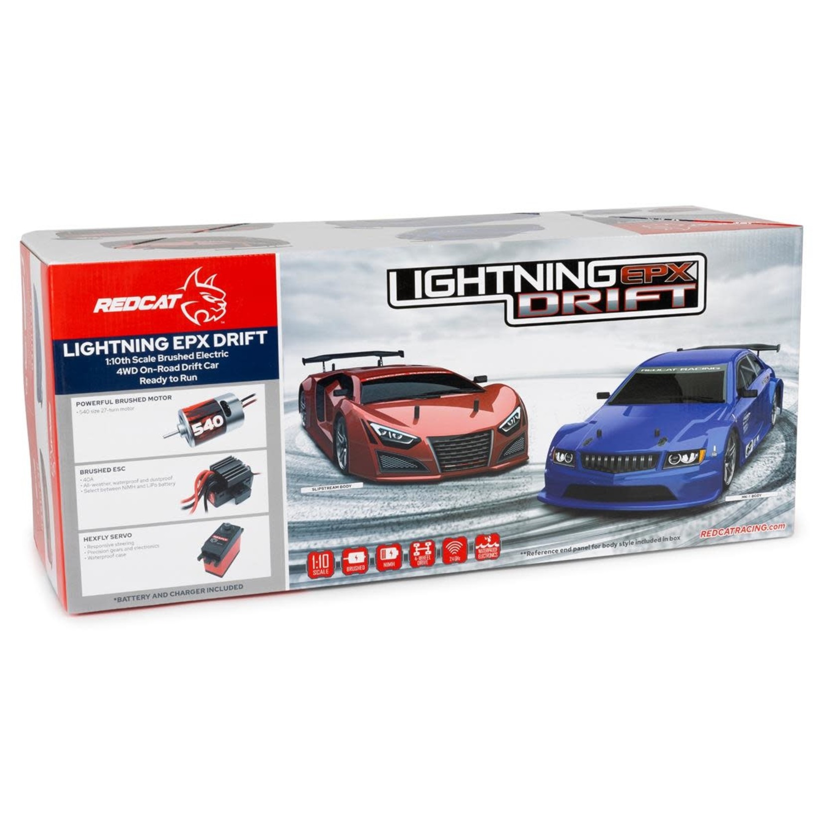 Redcat Racing Redcat Lightning EPX Drift 1/10 RTR 4WD Touring Car (Blue) #RER08003