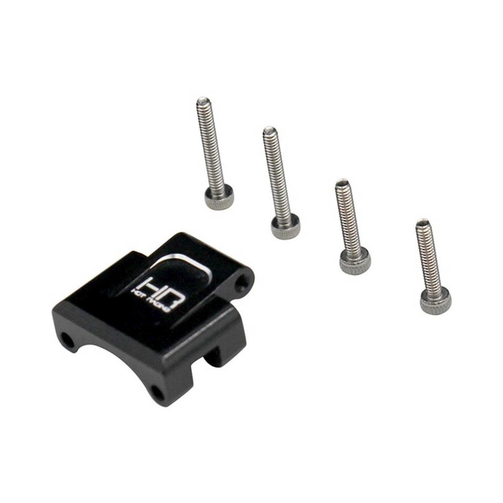 Hot Racing #SXTF09U01 Hot Racing Axial SCX24 Aluminum Rear Axle Truss Upper Link Mount (Black)