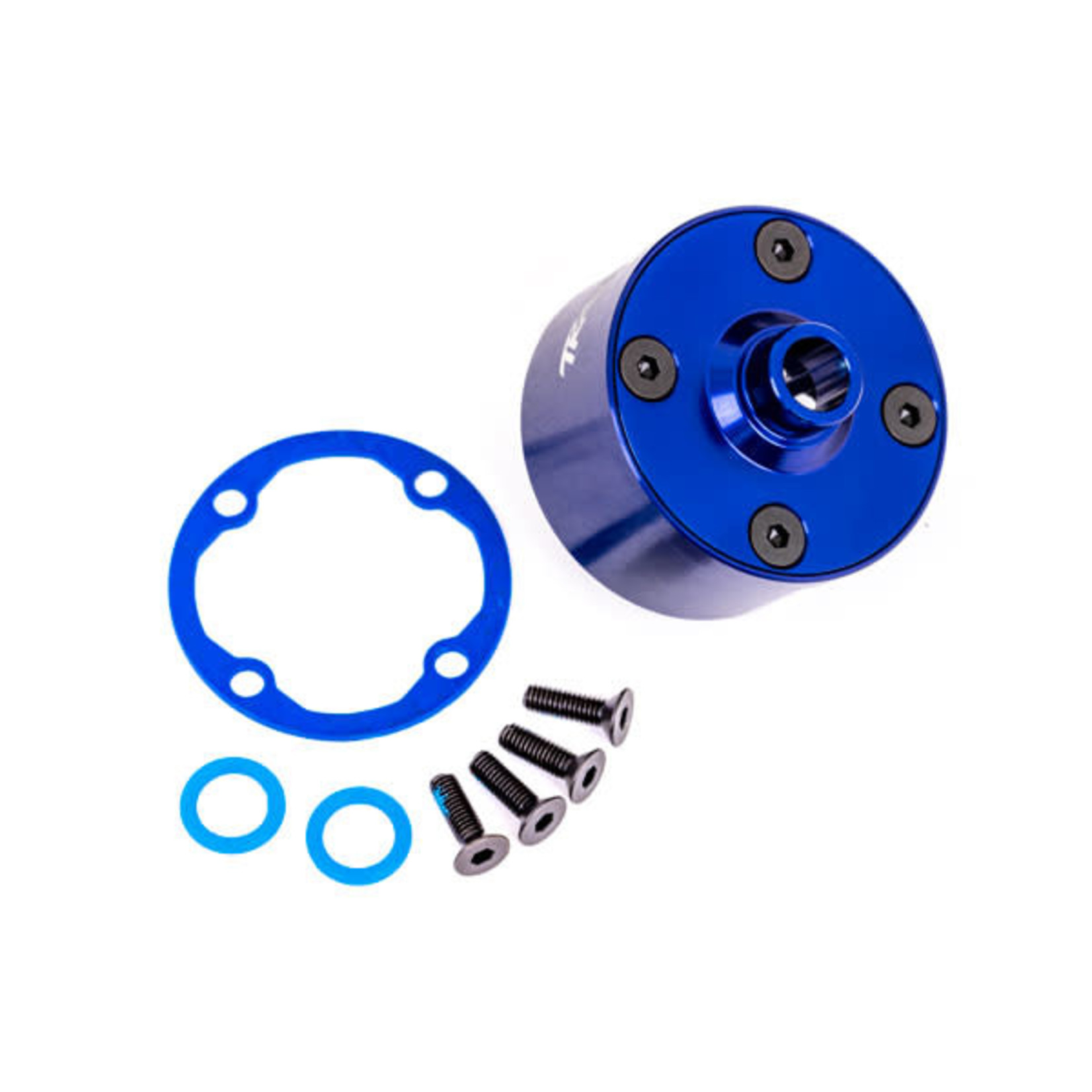 Traxxas #9581X Traxxas Aluminum Differential Housing w/Gasket & O-Rings (Blue)