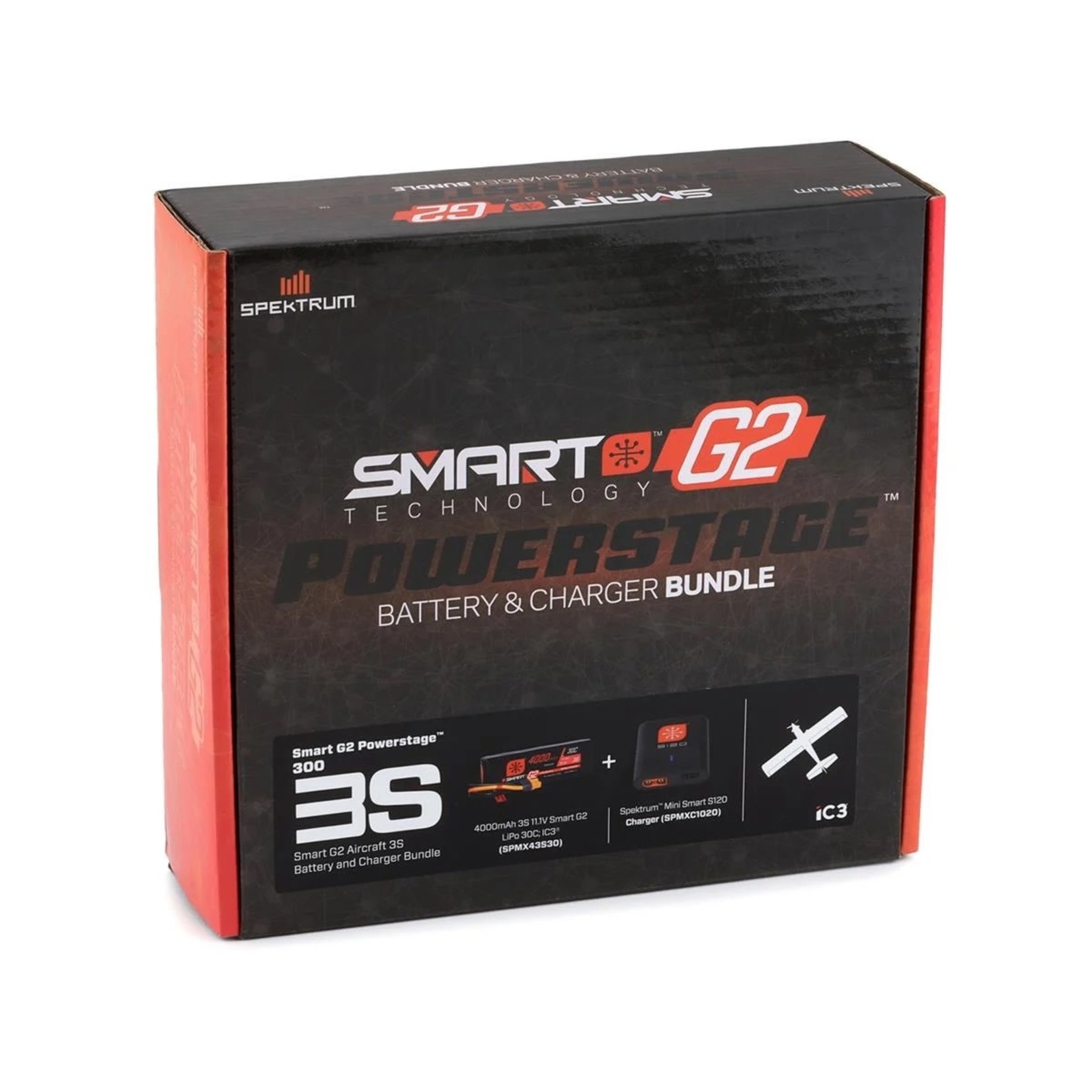 Spektrum #SPMXPSA300 Spektrum RC Smart G2 Powerstage Air Bundle w/3S Smart LiPo Battery (4000mAh)