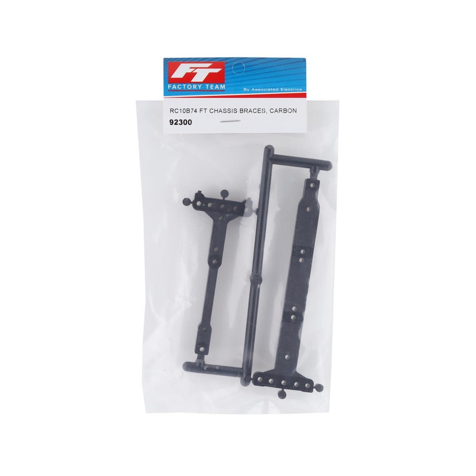 Factory Team #92300 Team Associated RC10B74 Factory Team Carbon Chassis Brace Set