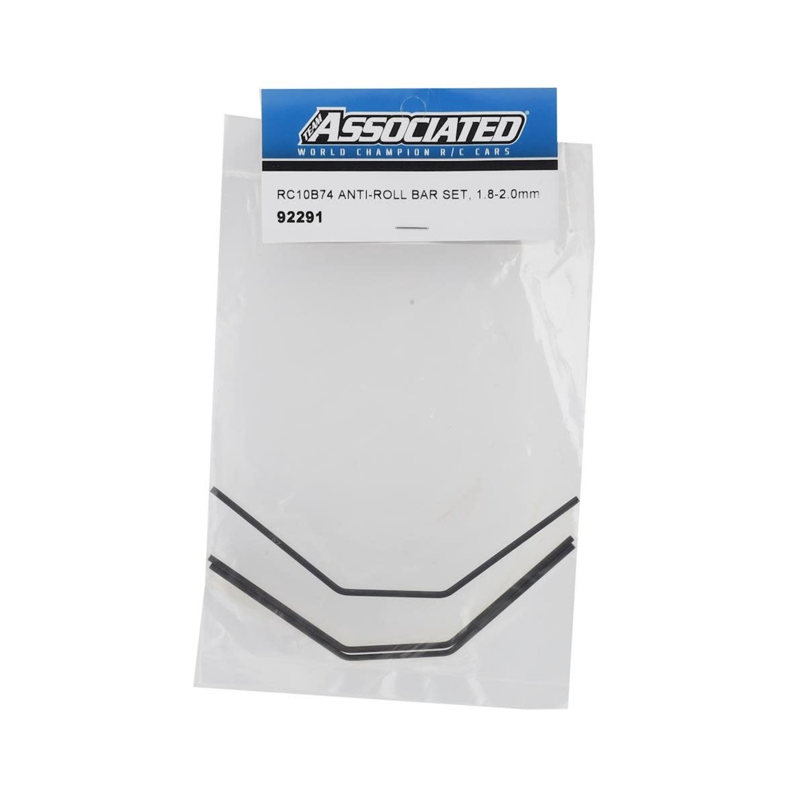Team Associated #92291 Team Associated RC10B74.1 Anti-Roll Bar Set (1.8-2.0mm)