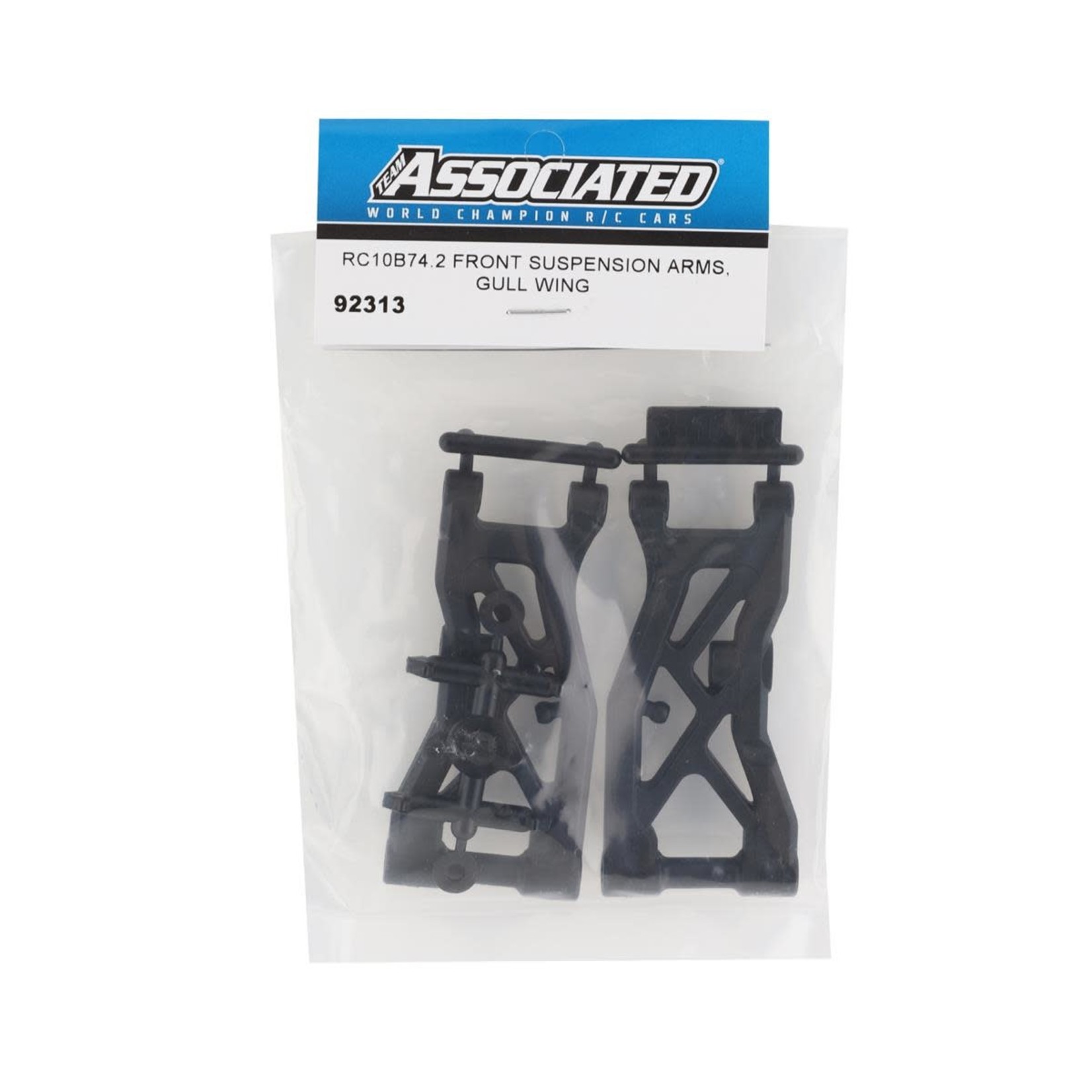 Team Associated #92313 Team Associated RC10B74.2 Front Suspension Arms (Gullwing)