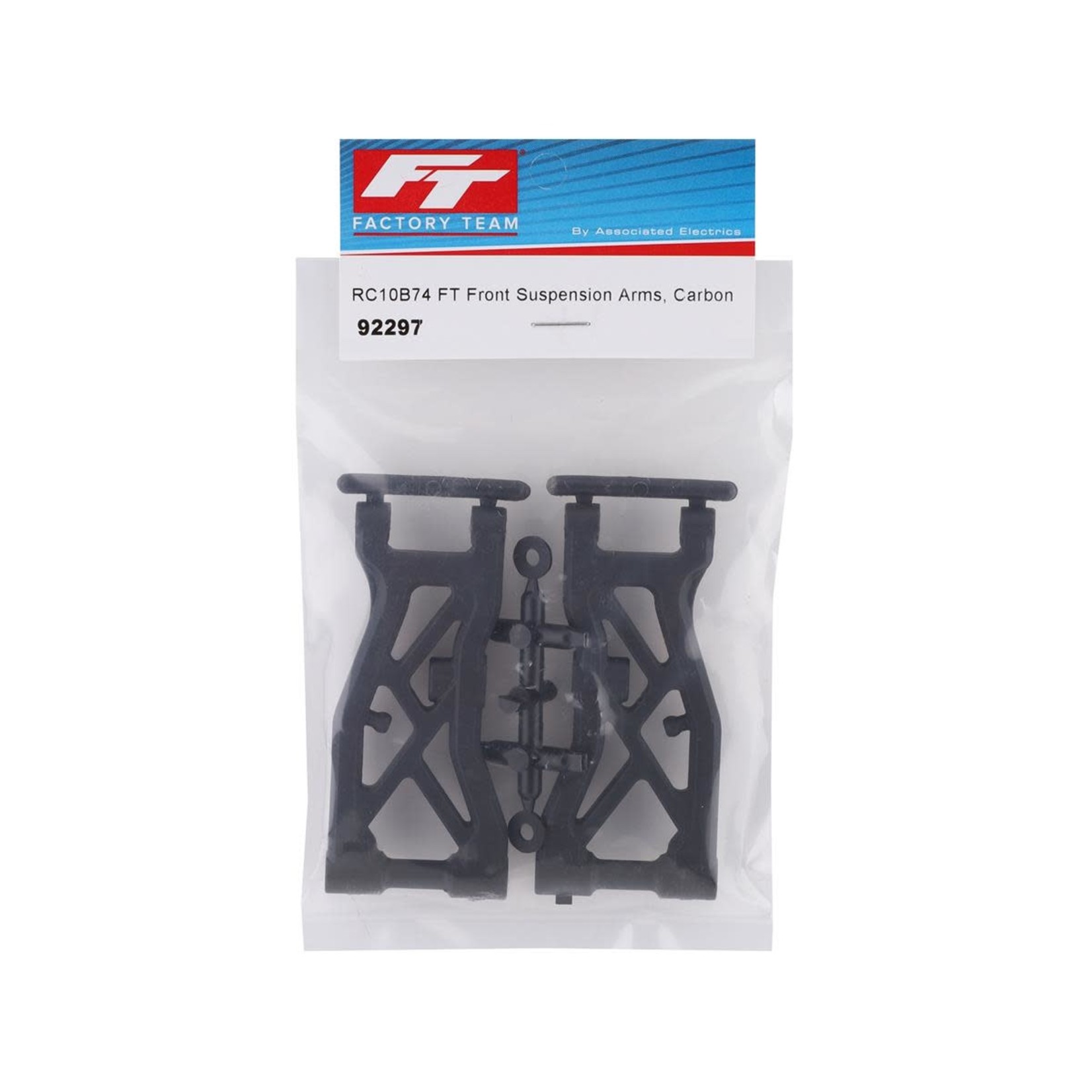 Factory Team #92297 Team Associated RC10B74 Factory Team Carbon Front Suspension Arms