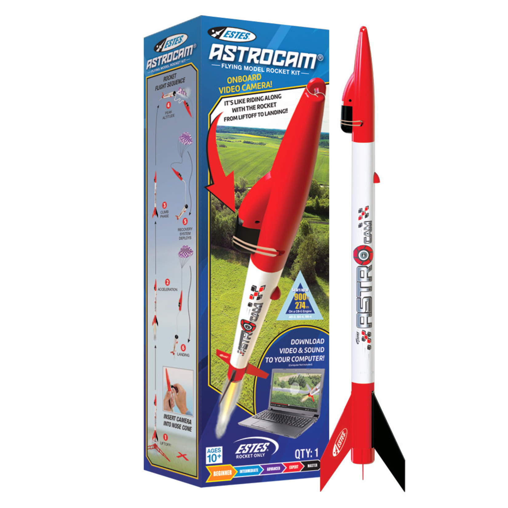 Estes Estes Astrocam Flying Model Rocket #EST7308