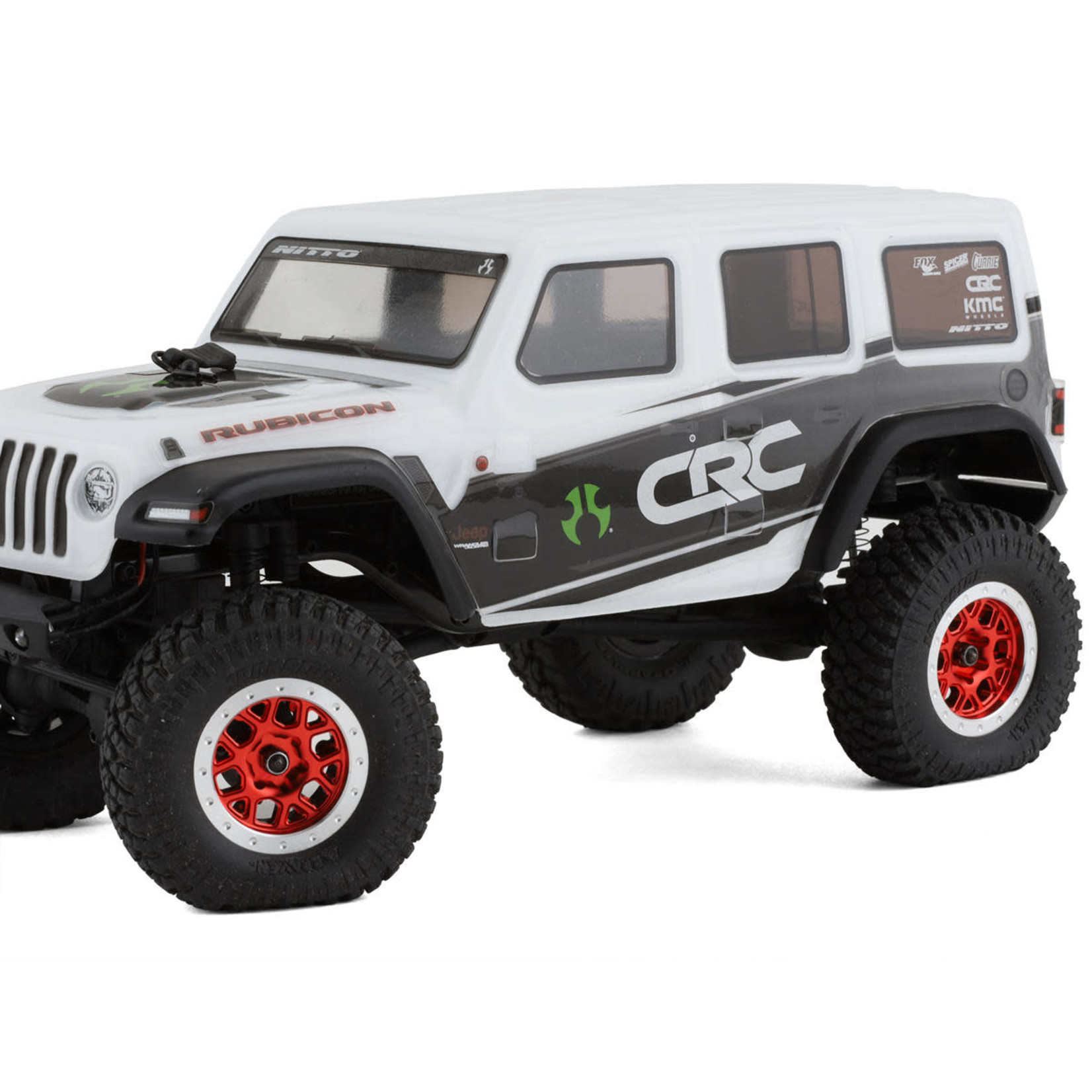 SSD RC #SSD00550 SSD RC 1.0” Boxer Aluminum/Brass Beadlock Wheels (Red) (2)