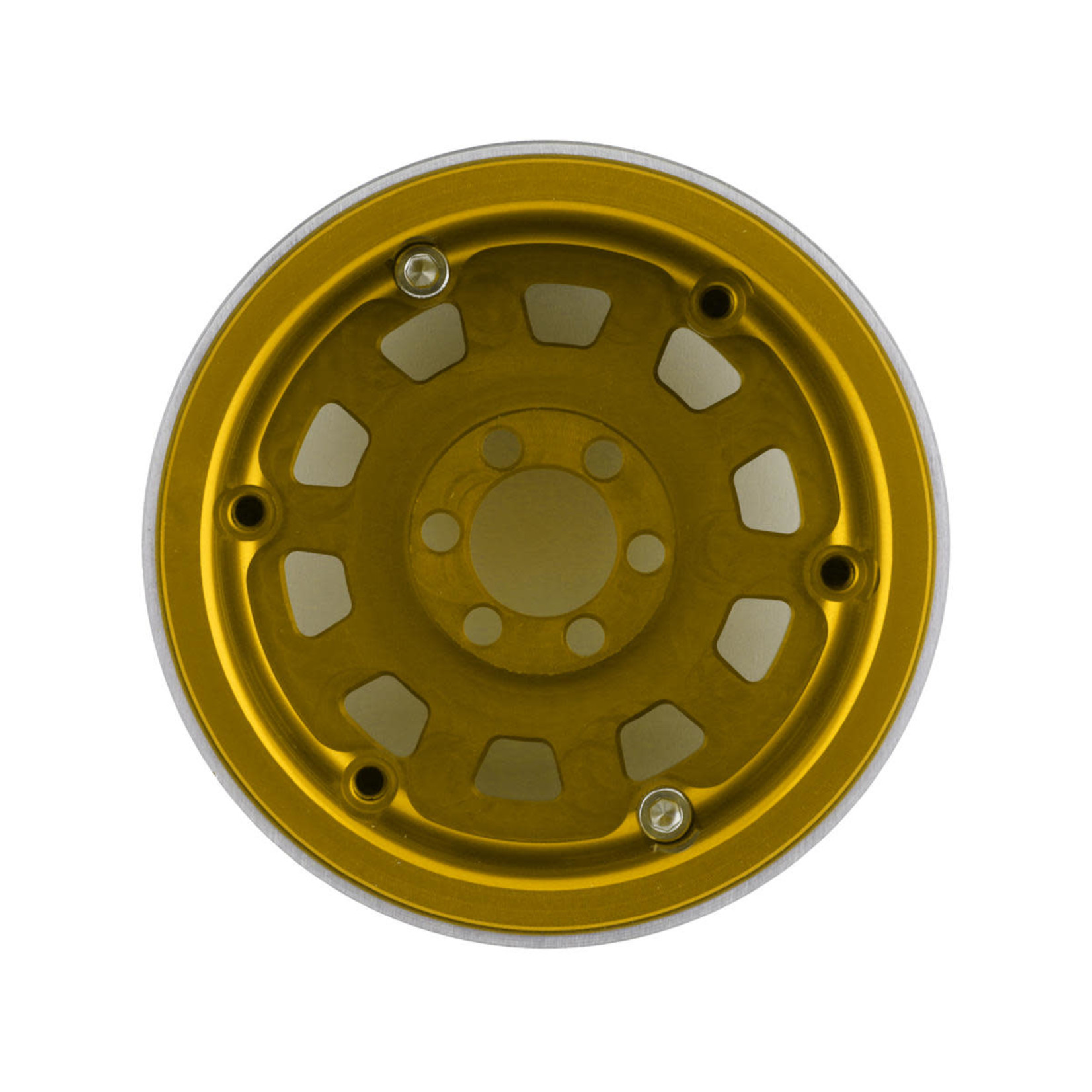 Vanquish Products #VPS08708 Vanquish Products KMC KM236 Tank 2.2" Beadlock Crawler Wheels (Gold) (2)