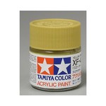 Tamiya #81304 Tamiya XF-4 Flat Yellow Green Acrylic Paint (23ml)