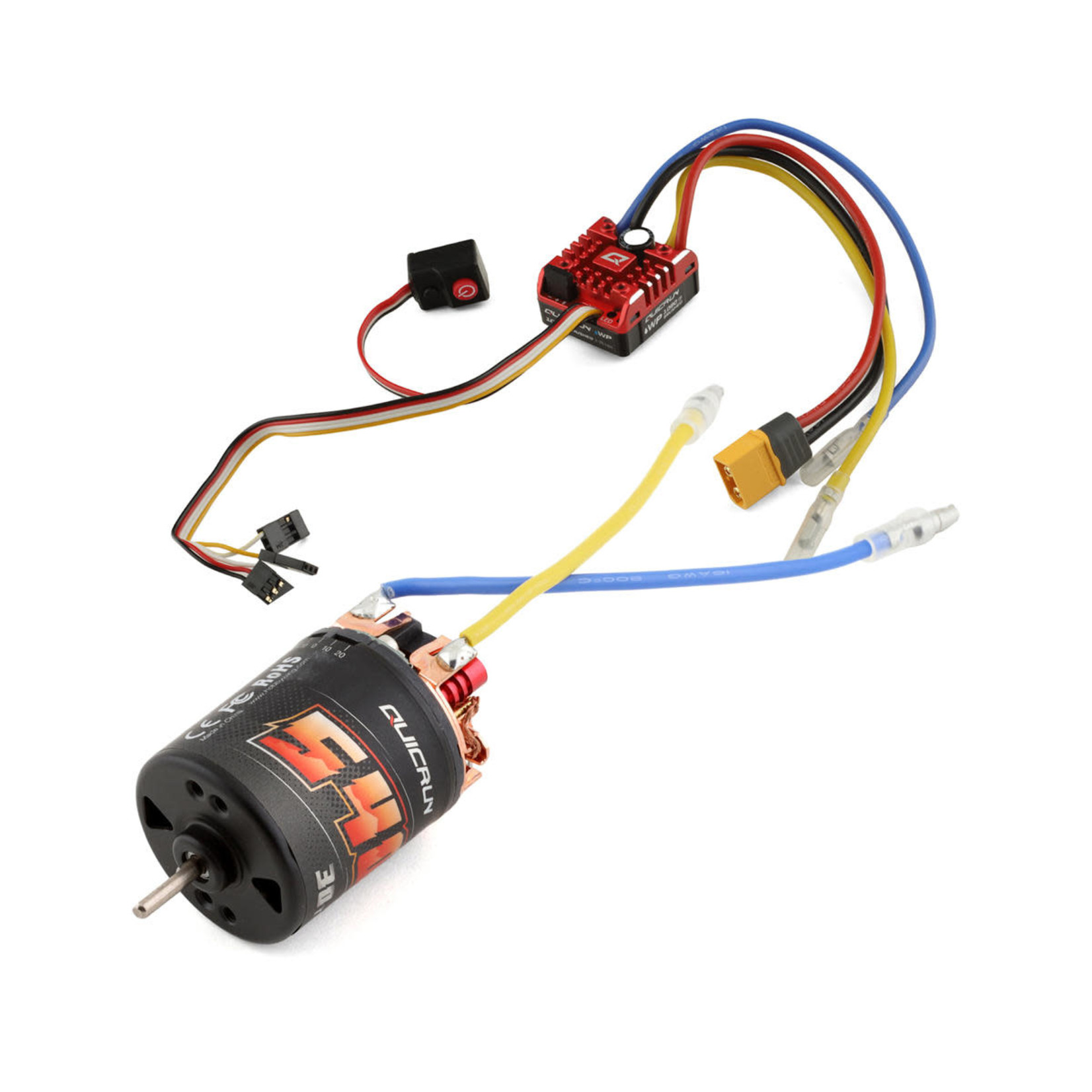 Hobbywing #38020350 Hobbywing QuicRun Waterproof 1080 G2 ESC/Motor Rock Crawling 540 Combo (40T)