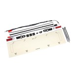 Traxxas #9497R Traxxas Drag Slash LED Tail Light Set w/Power Harness (Chrome)