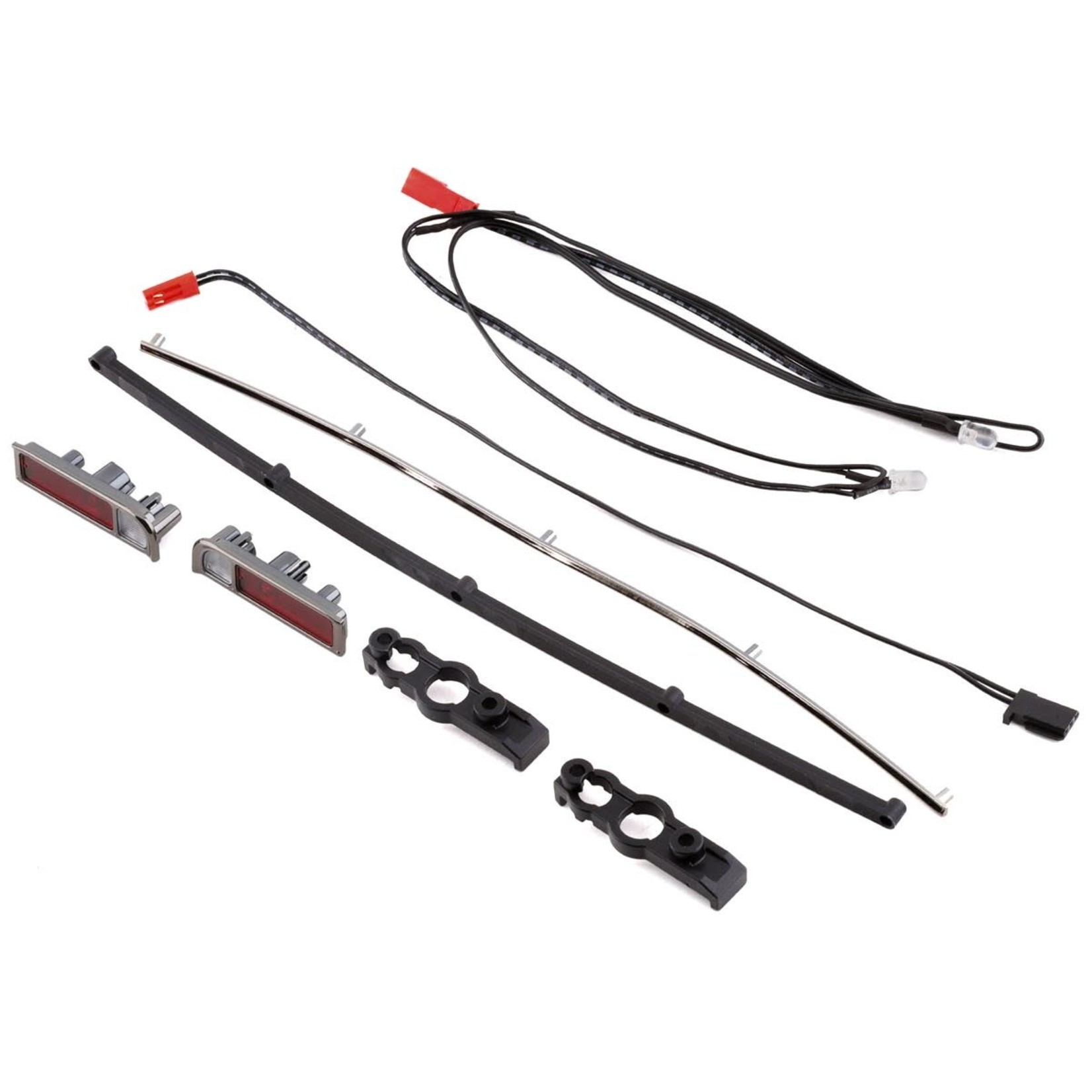 Traxxas #9497X Traxxas Drag Slash LED Tail Light Set w/Power Harness (Black Chrome)