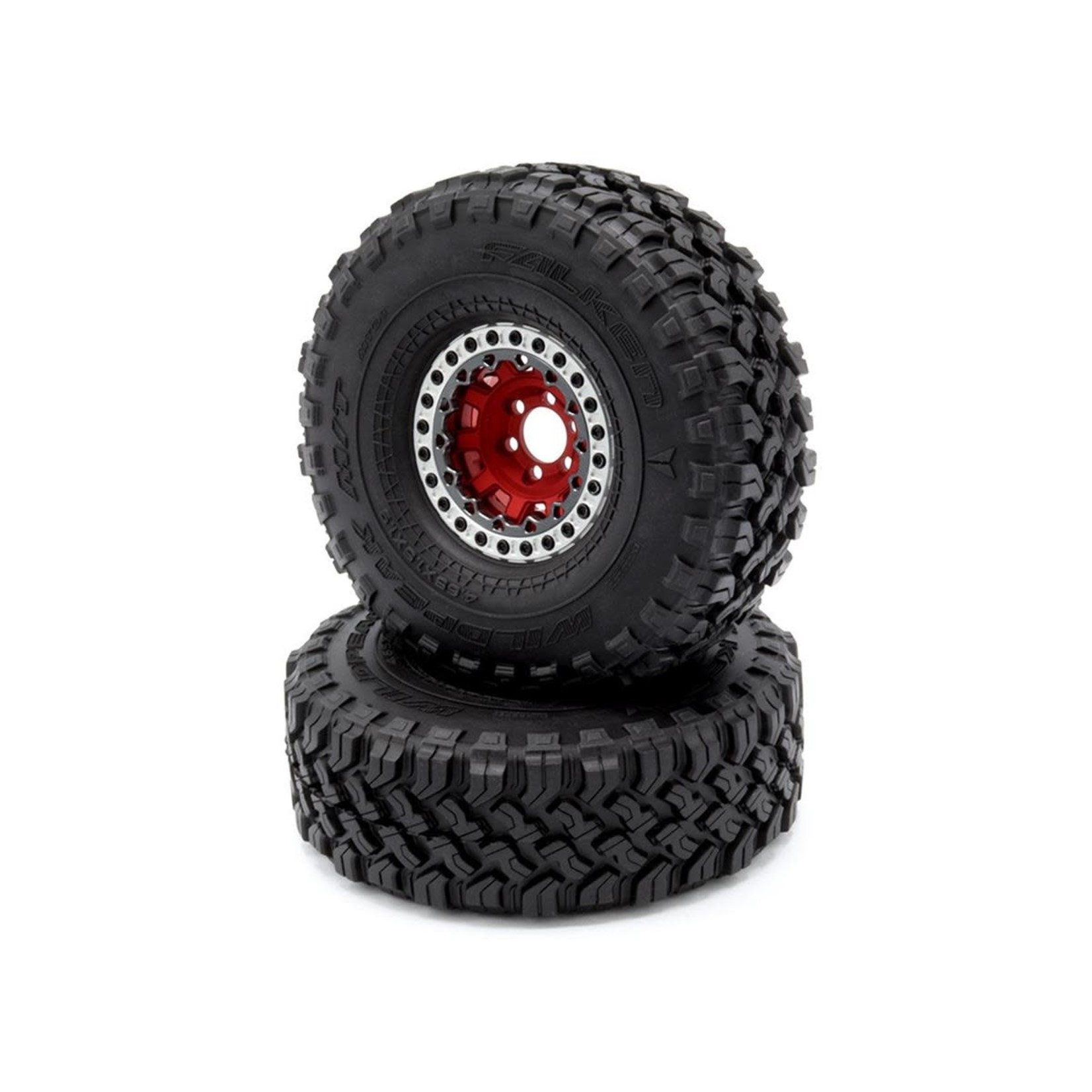 Vanquish Products #VPS10103 Vanquish Products Falken Wildpeak M/T 1.9" Rock Crawler Tires (2) (Red)