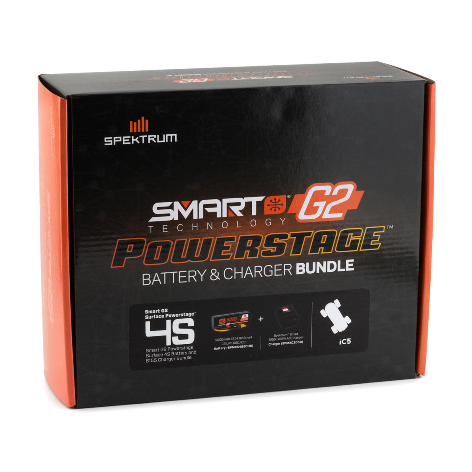 Spektrum #SPMXPSS400 Spektrum RC Smart G2 PowerStage 4S Bundle w/4S Smart LiPo Battery (5000mAh)