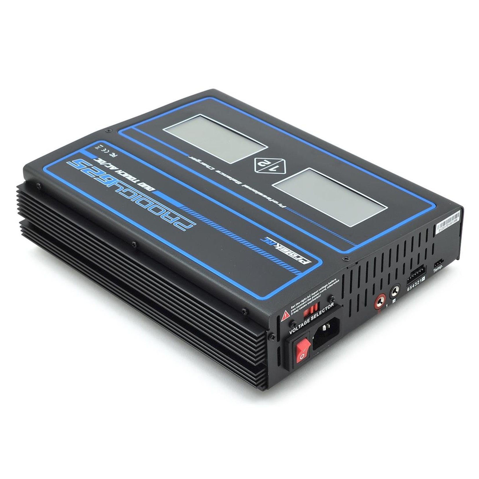 ProTek RC ProTek RC "Prodigy 625 DUO Touch AC" LiHV/LiPo AC/DC Battery Charger (6S/25A/200W x 2) #PTK-8519