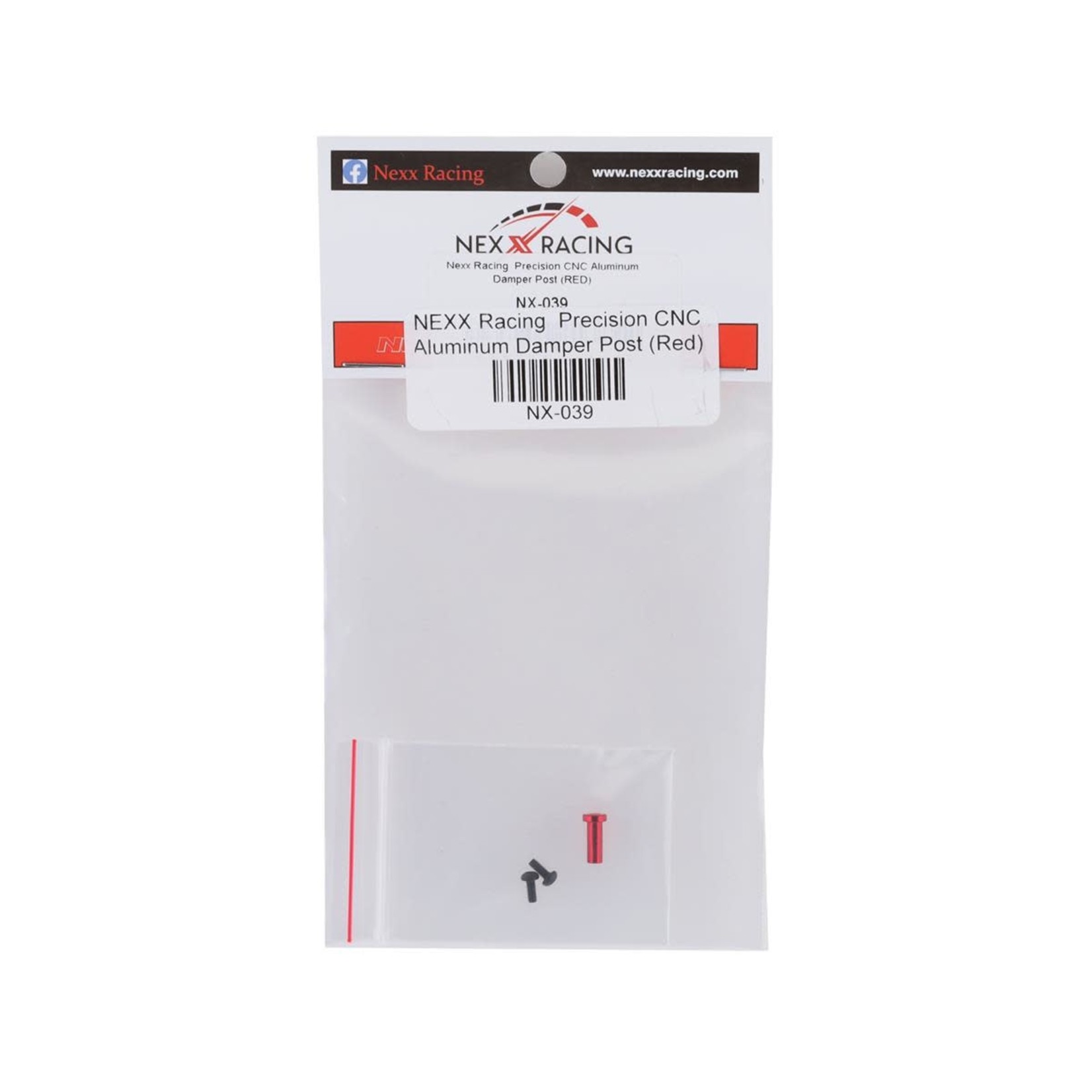 NEXX Racing NEXX Racing Aluminum Damper Post (Red) #NX-039