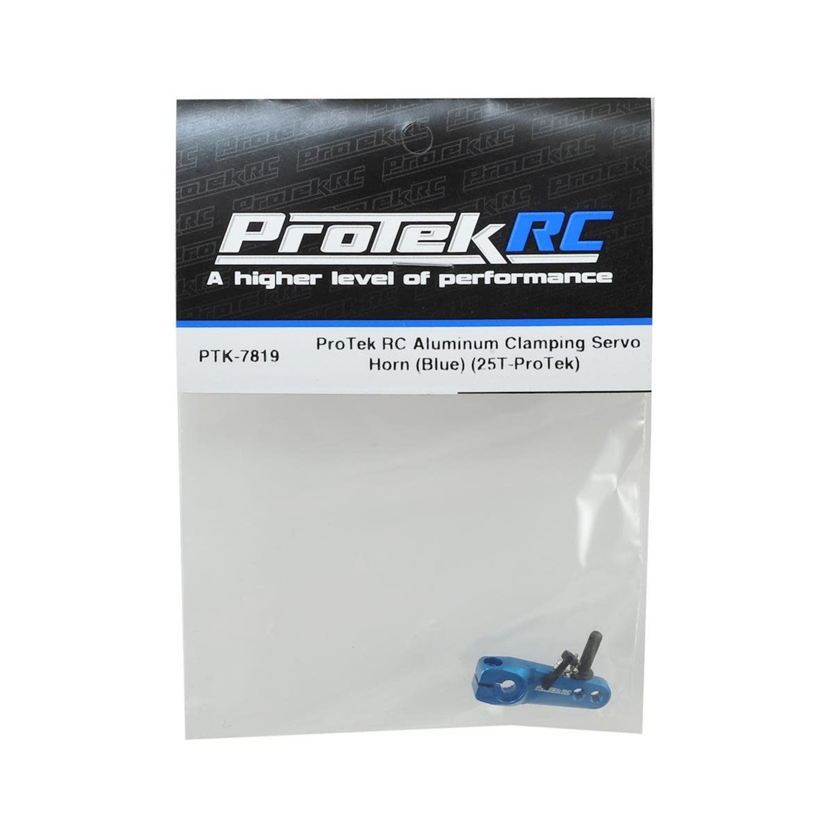ProTek RC ProTek RC Aluminum Clamping Servo Horn (Blue) (25T-ProTek) #PTK-7819