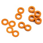 ProTek RC ProTek RC Aluminum Ball Stud Washer Set (Orange) (12) (0.5mm, 1.0mm & 2.0mm) #PTK-8375