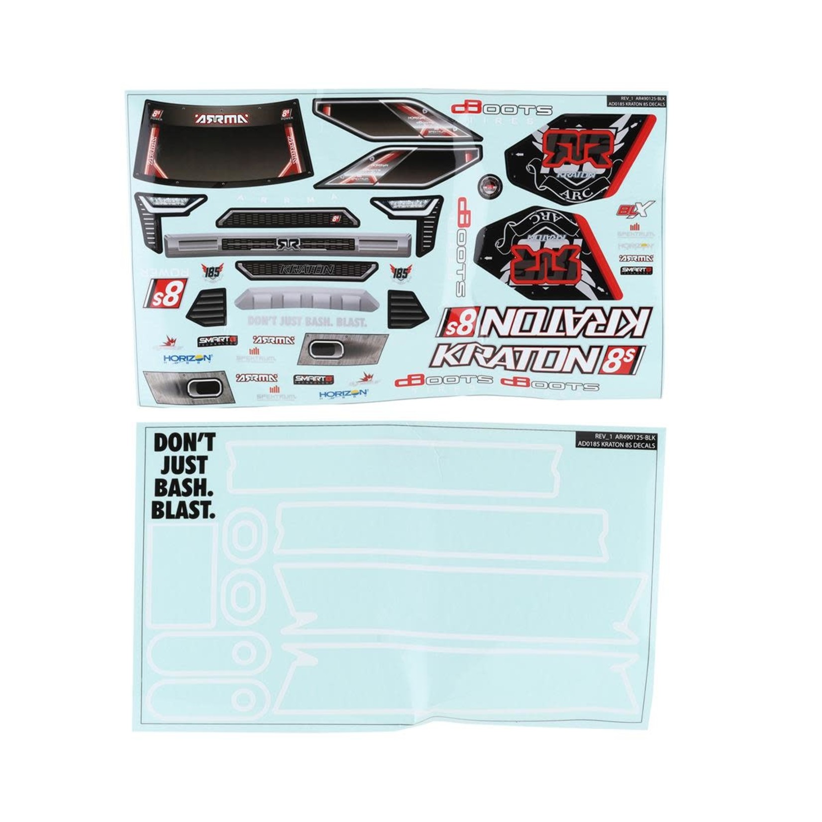 ARRMA #ARA409004  Arrma Kraton 8S BLX Truck Body (Clear)