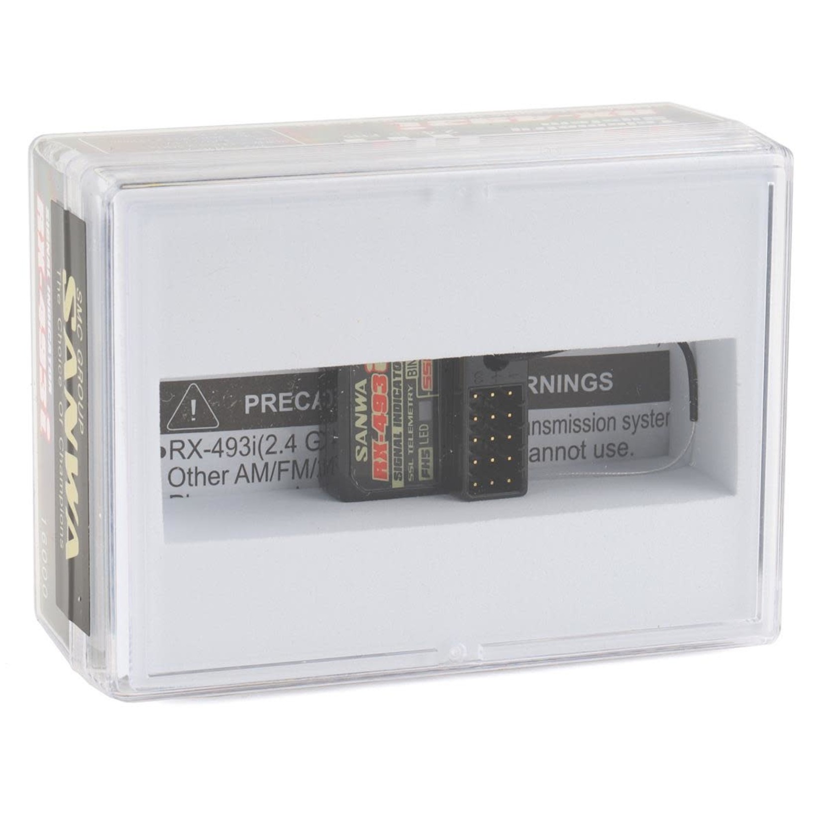 Sanwa #107A41375A  Sanwa/Airtronics RX-493i M17/MT-5 2.4GHz 4-Channel FHSS-5 Telemetry Receiver