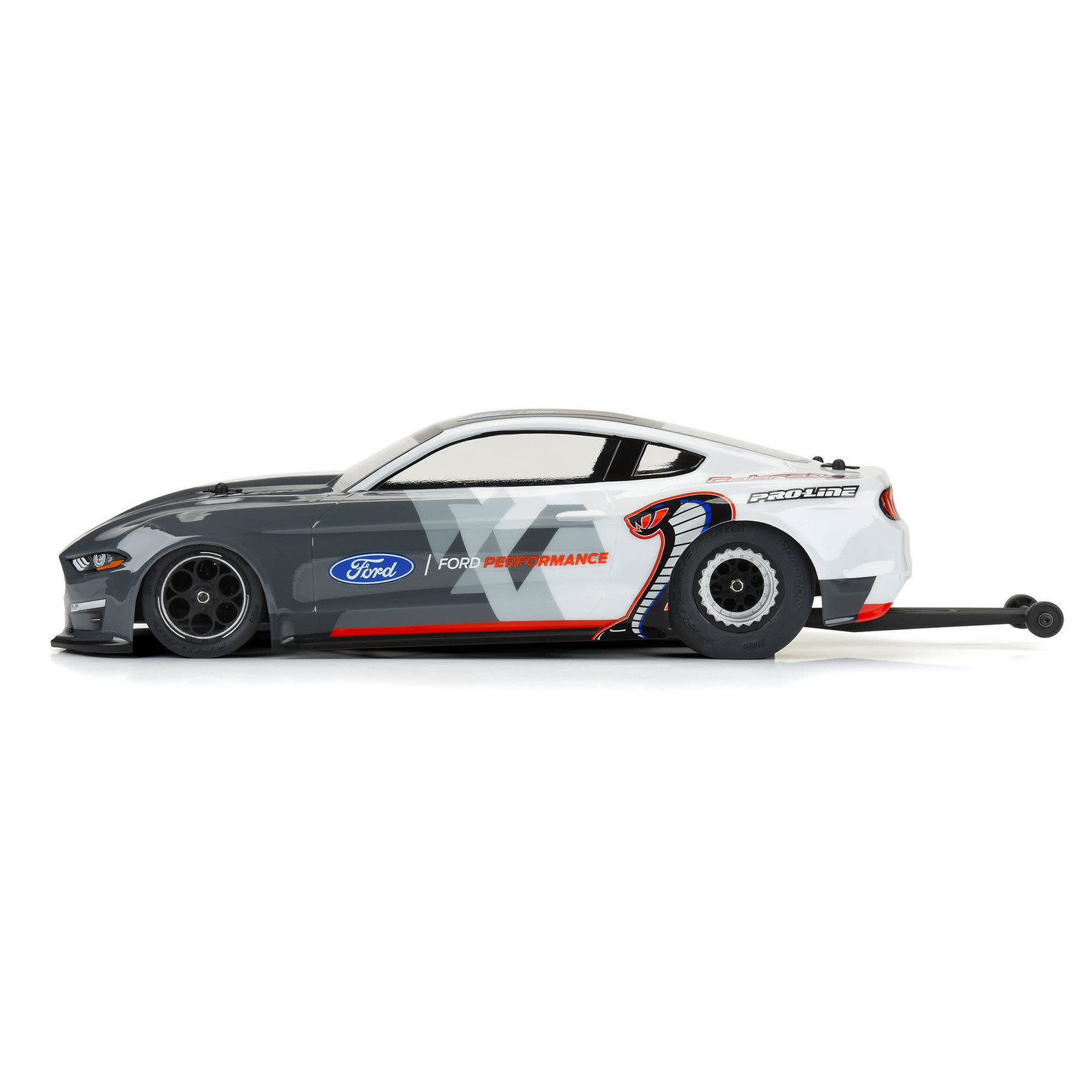 Pro-Line #3605-00  Pro-Line Losi Mini 1/16 Ford Mustang Cobra Jet 1400 No-Prep Drag Body (Clear)