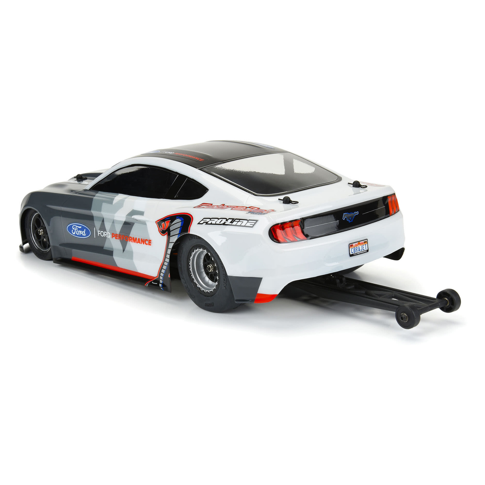 Pro-Line #3605-00  Pro-Line Losi Mini 1/16 Ford Mustang Cobra Jet 1400 No-Prep Drag Body (Clear)