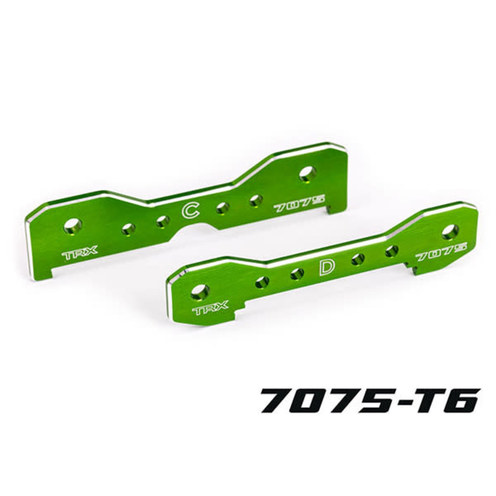 Traxxas Traxxas Sledge Aluminum Rear Tie Bars (Green-Anodized) #9630G