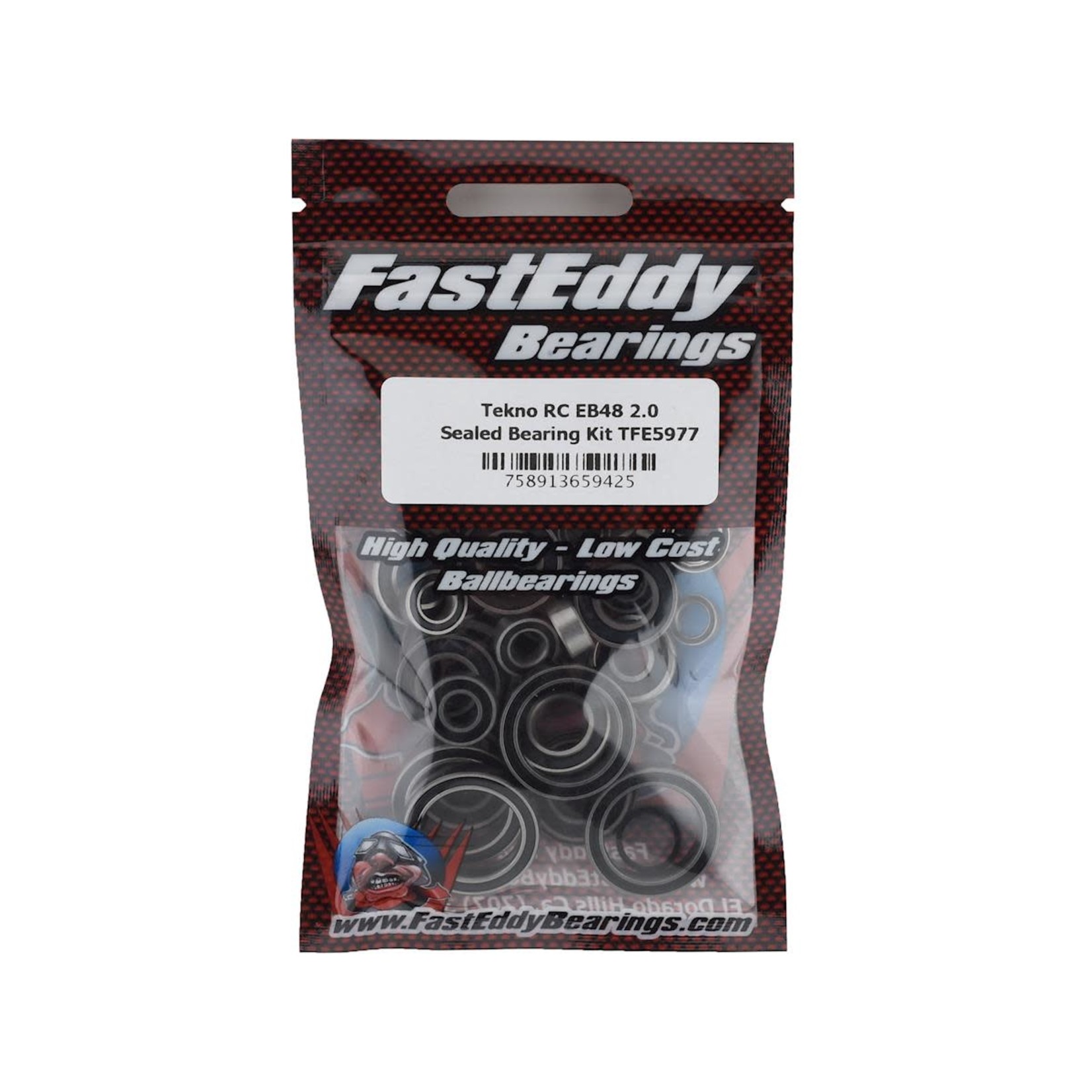 FastEddy #TFE5977 FastEddy Tekno RC EB48 2.0 Sealed Bearing Kit