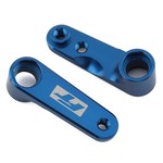 Team Associated #91983 Team Associated RC10B6.4 Factory Team Steering Bell Cranks (Blue)