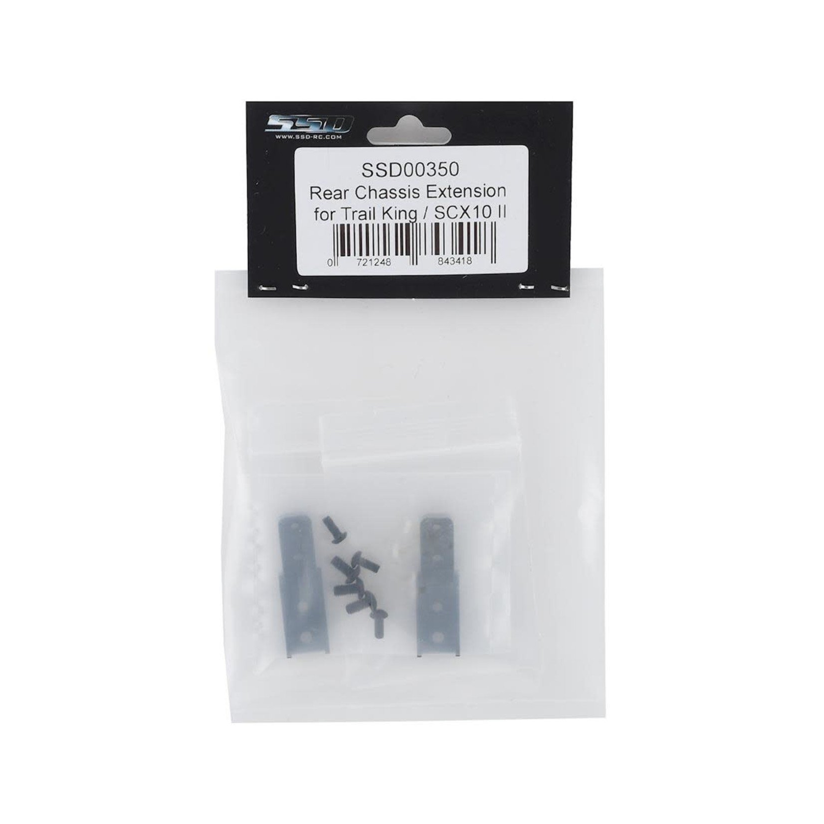 SSD RC #SSD00350 SSD RC Trail King/SCX10 II Rear Chassis Extension