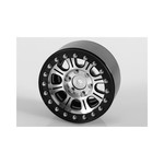 RC4WD RC4WD Raceline Monster 1.9" Aluminum Beadlock Crawler Wheels (4) (Silver/Black) #Z-W0140