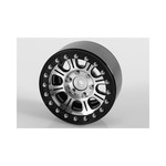 RC4WD #Z-W0140 RC4WD Raceline Monster 1.9" Aluminum Beadlock Crawler Wheels (4) (Silver/Black)