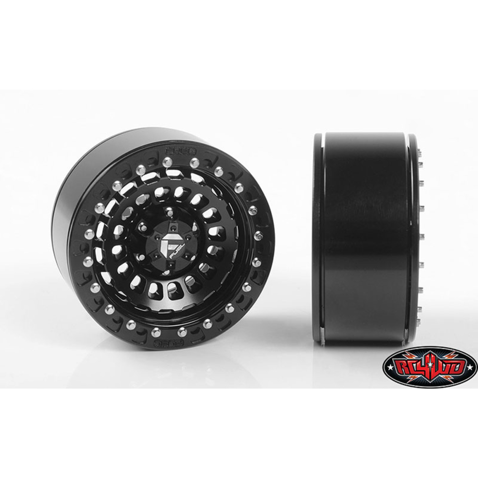 RC4WD Fuel Zephyr 1.9" Beadlock Wheels (Black) (4) ZW0294 Hobby Time RC
