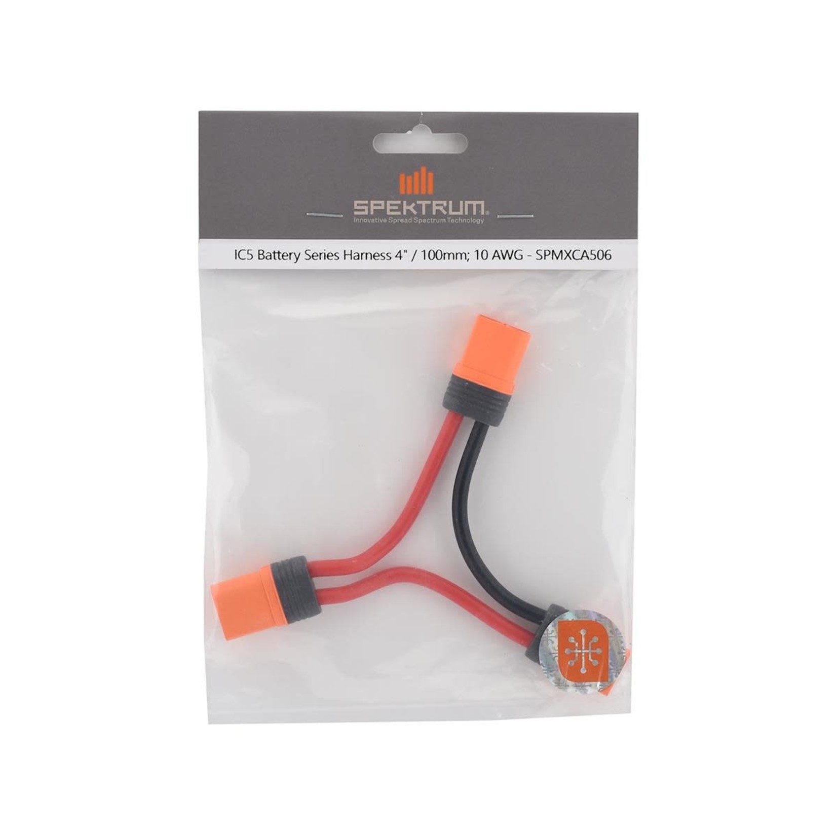 Spektrum #SPMXCA506 Spektrum RC IC5 Battery Series Harness (4"/100mm)