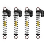 Treal #X003A8HTBD Treal SCX24 Shocks 43mm Tele Shock Vibration Damper(4) (Black)