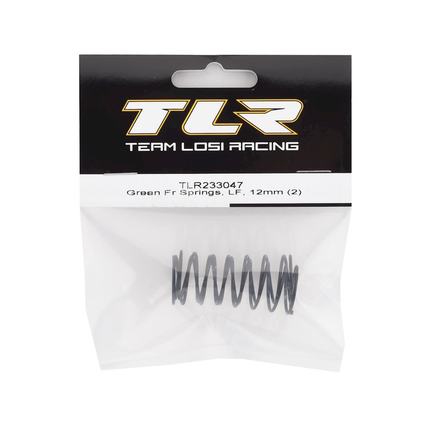 TLR Team Losi Racing 12mm Low Frequency Front Springs (Green) (2) #TLR233047