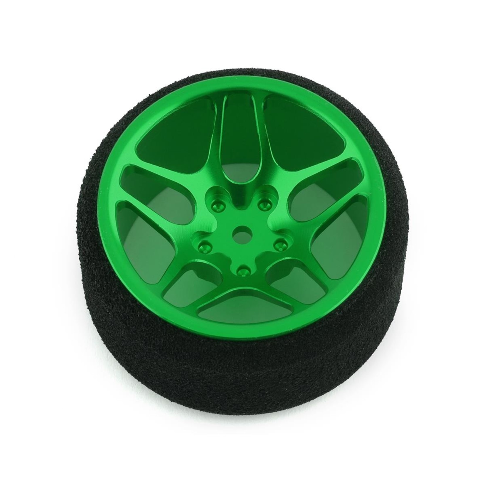 R-Design R-Design Sanwa M17/MT-44 Ultrawide 10 Spoke Transmitter Steering Wheel (Green) #RDD4914