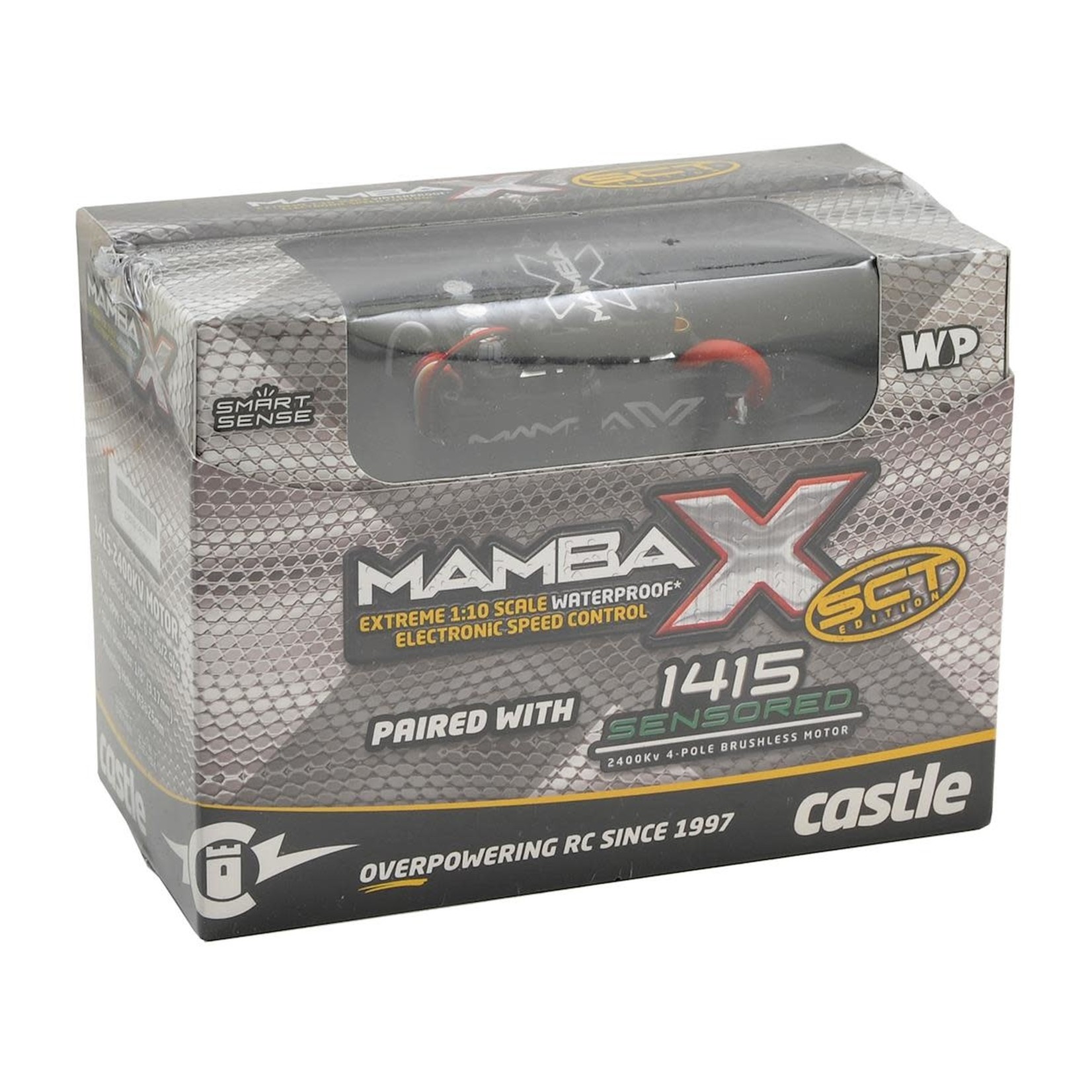 Castle Creations #010-0160-00 Castle Creations Mamba X SCT 1/10 Brushless Combo w/1415 Sensored Motor (2400kV)