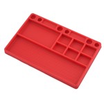JConcepts JConcepts Rubber Parts Tray (Red) #2550-7