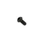 Team KNK Team KNK 3mm x 4mm Black Oxide Button Head Screws (100pk) #KNK3X4BHBO