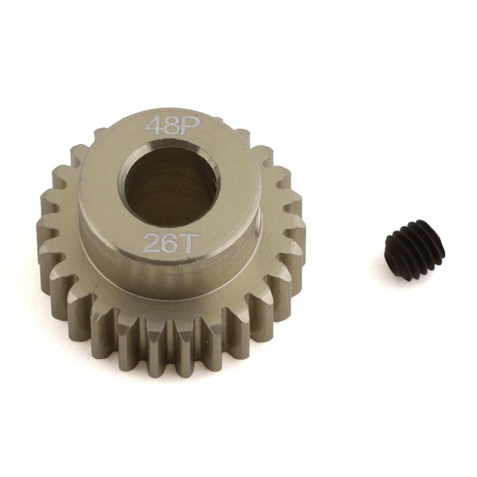 ProTek RC #PTK-8646 ProTek RC 48P Lightweight Hard Anodized Aluminum Pinion Gear (5.0mm Bore) (26T)