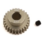 ProTek RC #PTK-8647 ProTek RC 48P Lightweight Hard Anodized Aluminum Pinion Gear (5.0mm Bore) (27T)