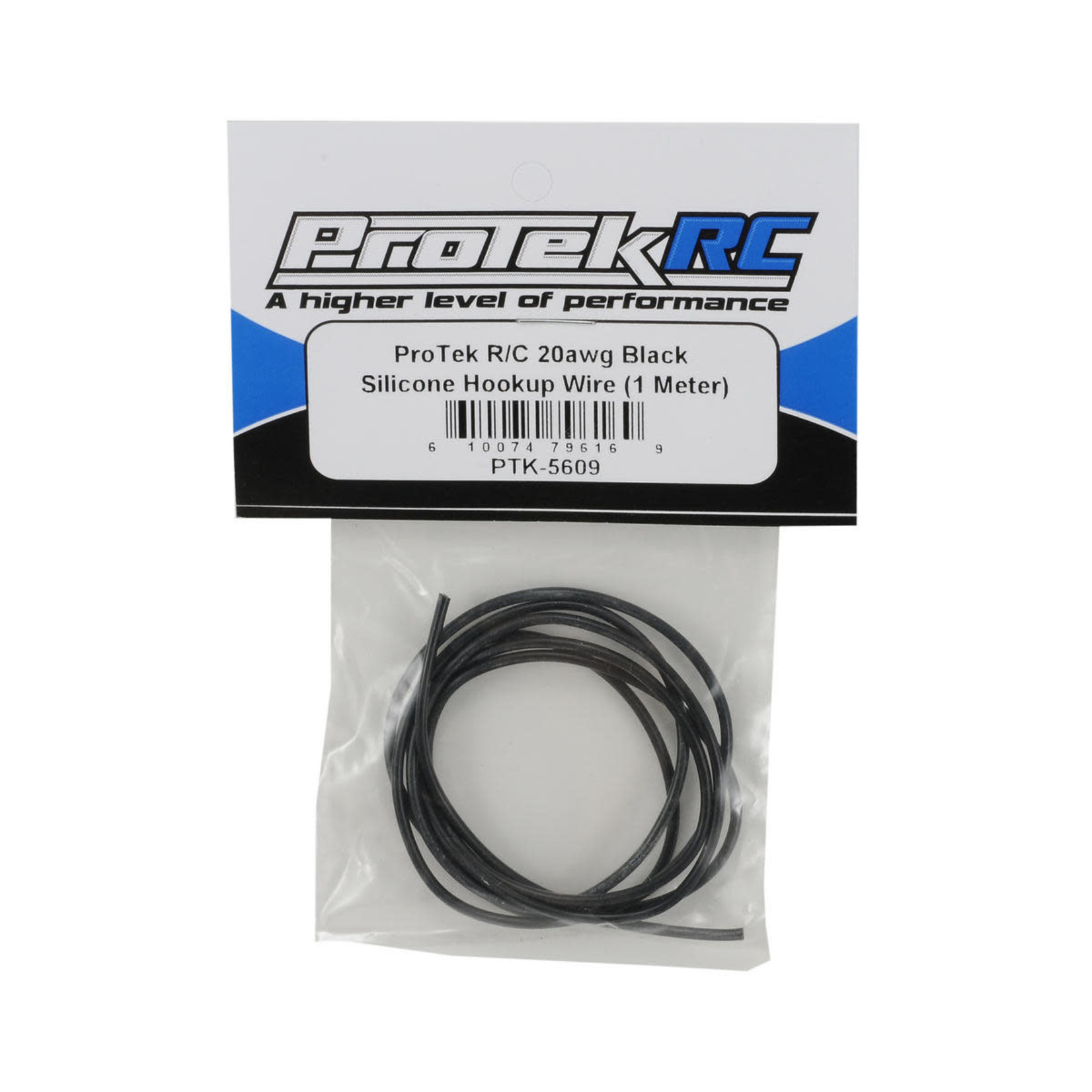 ProTek RC #PTK-5609 ProTek RC Silicone Hookup Wire (Black) (1 Meter) (20AWG)