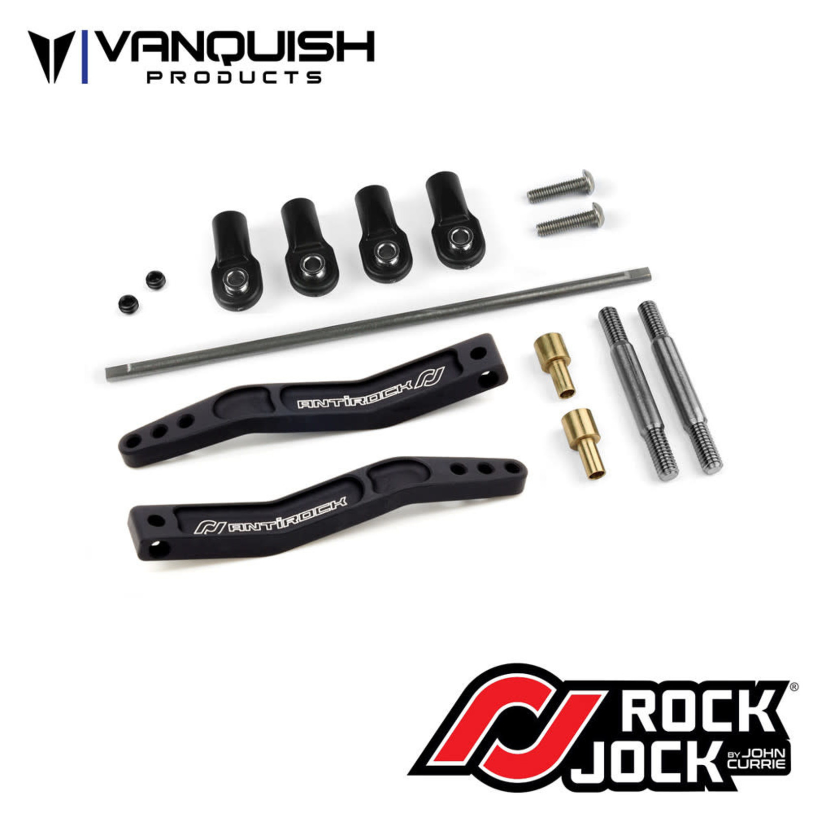 Vanquish Products #VPS08304 Vanquish Products Rock Jock Antirock Yeti Sway Bar V3 (Black)